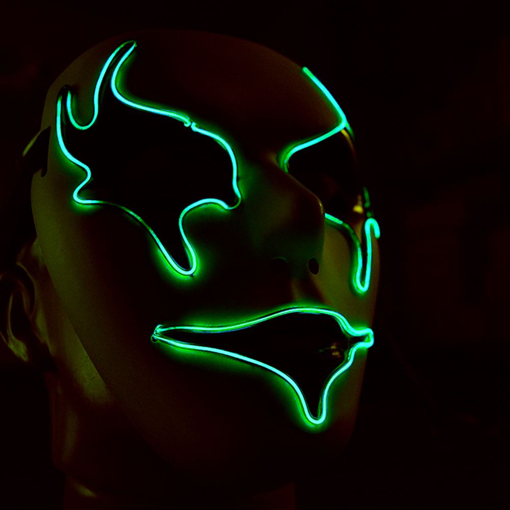 Máscara Neon Fio el Wire Adereços para festa hutz