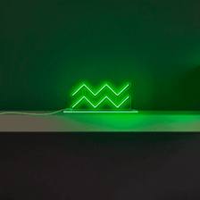 Letreiro-Luminoso-do-signo-de-aquario-cor-verde-acrilico-6mm